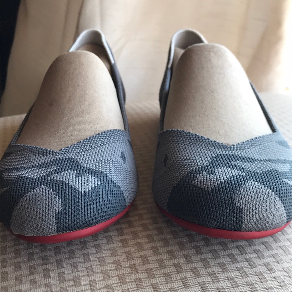 Rothy’s Grey Camo Flats